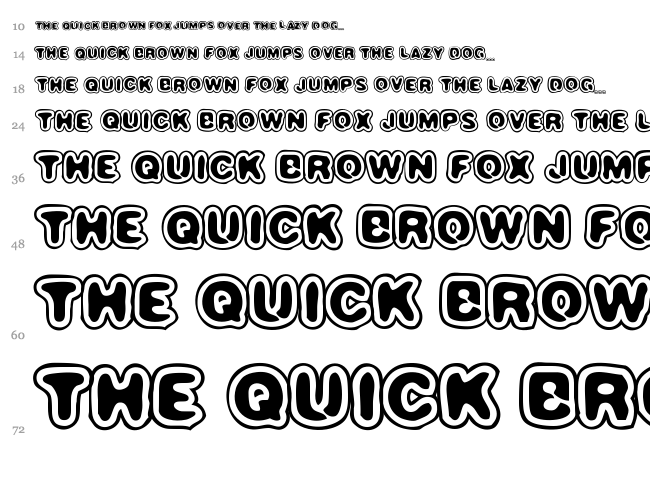 Soft Addictions font waterfall